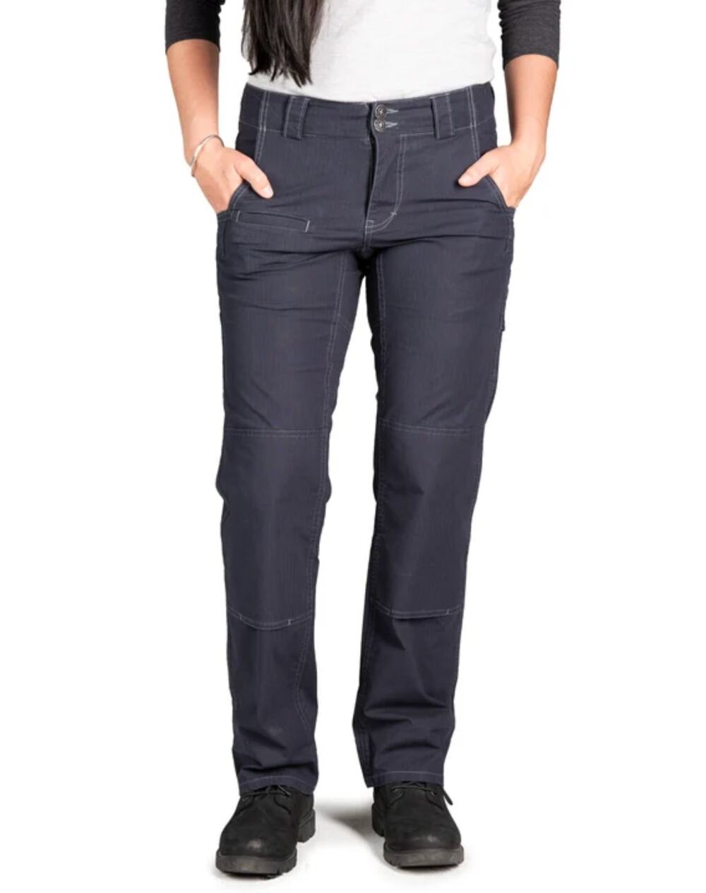 DOVETAIL WORKWEAR Women's Day Construct Pants Size 8 Navy Blue 28" Inseam NWOT